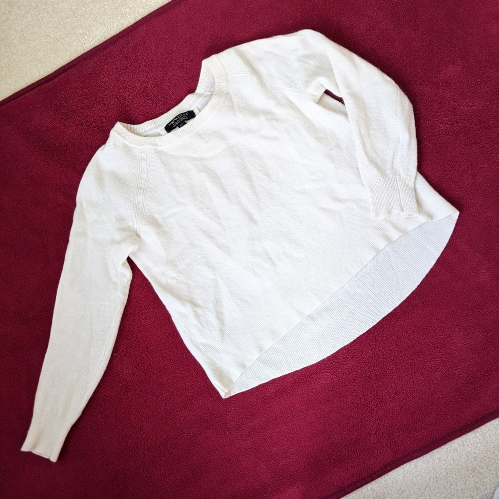 Banana Republic Cream Crop Sweater